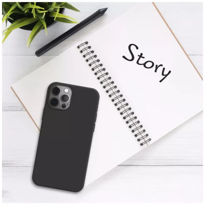 Fixed | Story | Tampa traseira | Samsung | Galaxy S25+ | Borracha | Preto