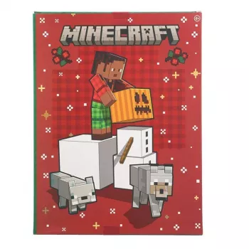 Calendário do Advento Paladone Minecraft Papelaria 24 dias – conjunto de papelaria com 24 artigos surpresa