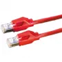 Cabo de patch DRAKA Cat.6 Classe E S/FTP UC900 TM21 LSOH vermelho 2m