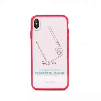 Capa de proteção anti-choque Devia para iPhone XS Max 6,5, vermelho, proteção contra quedas
