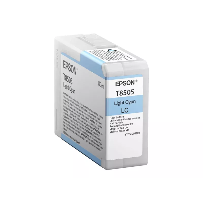 Epson embalagem individual Light Cyan T850500, Light Cyan, tinta pigmentada, 80 ml, 1 unid.