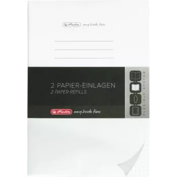 Caderno Herlitz 50034147 A5 80 folhas branco