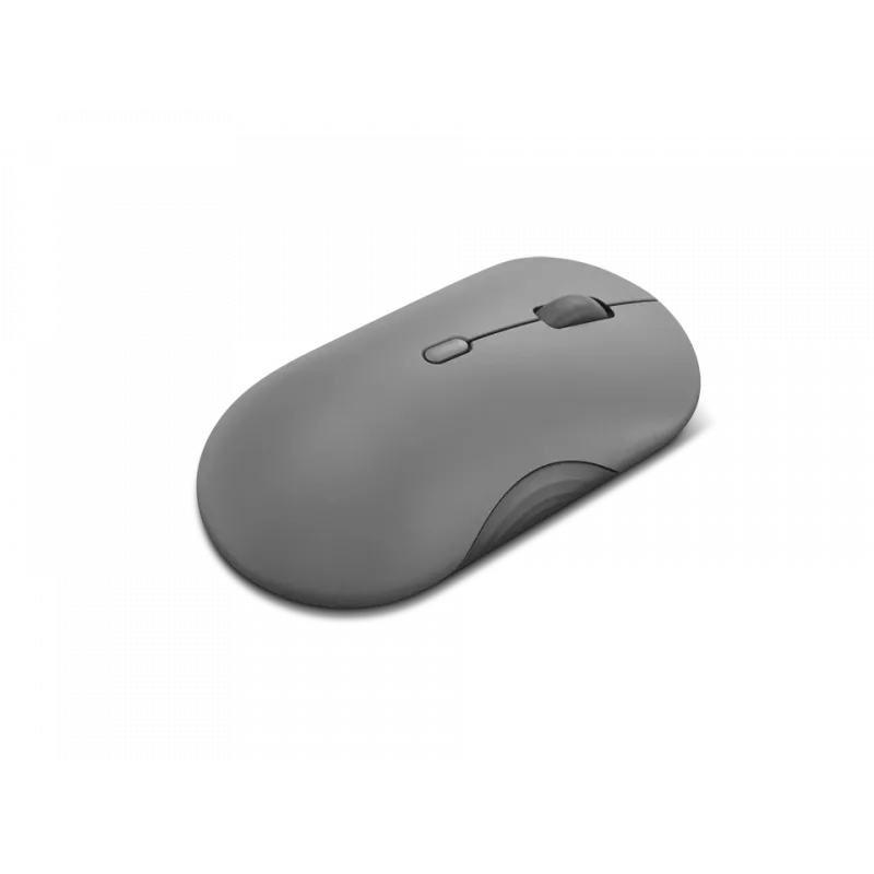 Rato de computador Lenovo 350 ambidestro Bluetooth ótico 2400 DPI, 6 botões, cinzento