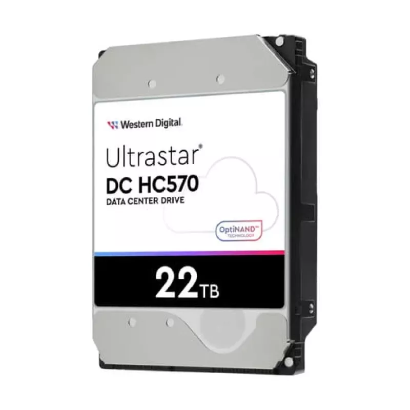 Disco rígido SAS de 3,5 polegadas Western Digital Ultrastar DH HC570 22 TB, 12 Gbit/s, 7200 rpm, 512 MB cache