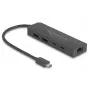 Hub USB DeLOCK 10 Gbit/s com 2,5 Gigabit LAN e PD 85 Watt