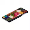 Capa de proteção para smartphone iKins para iPhone XS Max – padrão de flores de cerejeira, preta