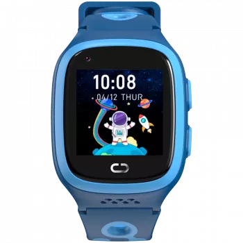 Relógio infantil Canyon ZEFIR KW-49 E-SIM 4G GPS WiFi Vídeo Música Jogos Aprender inglês, azul