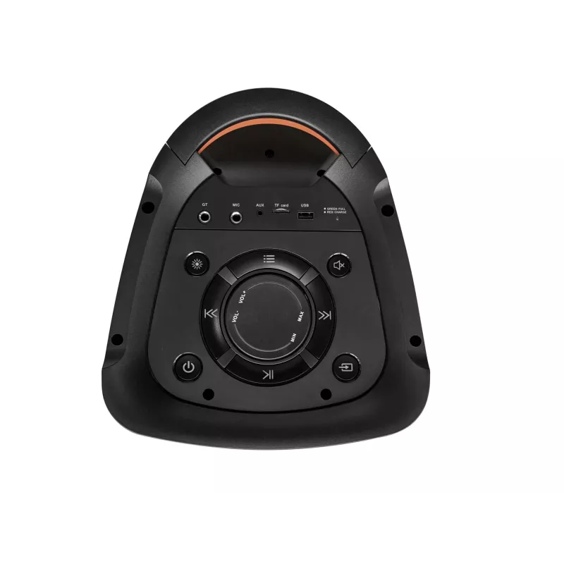 Sistema de áudio PLL FM USB/SD/BT 2xKaraoke FULL LED PartyBox