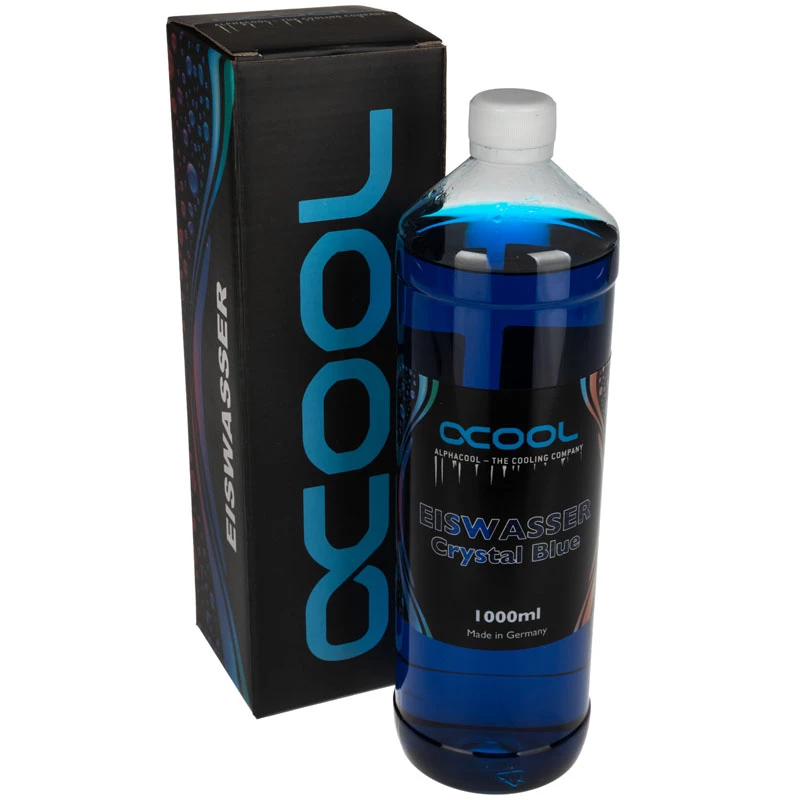Alphacool Eiswasser Crystal Azul, 1000ml mistura pronta líquido de arrefecimento - Azul