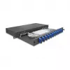 Caixa de fusão de fibra ótica DeLOCK 67006 preto metal 482x220x44mm