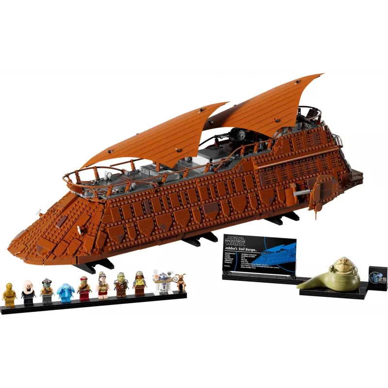Conjunto LEGO Star Wars Jabba's Barge 75397 – 3943 peças, 11 minifiguras, idade 18+
