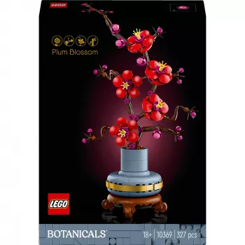 LEGO Icons conjunto de decoração de flores de ameixeira 10369, multicolor