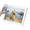 Denver PFF-1515W moldura digital branco 39,6 cm (15,6 polegadas) ecrã tátil Wi-Fi