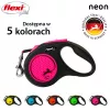 Flexi New Neon S 5 m Trela retrátil para cães