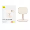 Suporte para tablet e telemóvel Baseus Seashell Series rosa – altura ajustável, leve