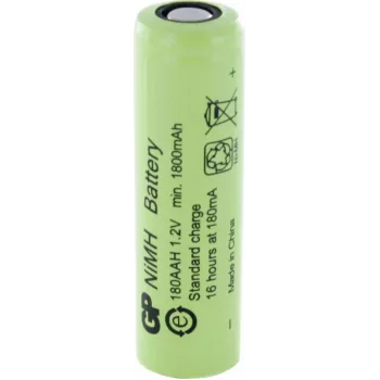 Pilha NiMH AA recarregável GP GP180AAH 1,2 V 1800 mAh