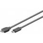 Cabo Wentronic Goobay USB 3.0 SuperSpeed > USB-C™, 1 m - ficha micro USB 3.0 (Type-B) > ficha USB-C (67996)