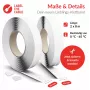 Fita de velcro para cabos Label the Cable Easy Tape Strap LTC 1520-8-20, 8 m de comprimento, 20 mm de largura, branco
