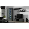 Cama Meble SOHO 140 móvel de TV, cinzento/cinzento brilhante