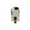 Conector fêmea keystone Extralink CAT6 STP RJ45, fêmea, cor de aço, 1 unid.