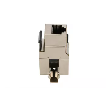 Conector fêmea keystone Extralink CAT6 STP RJ45, fêmea, cor de aço, 1 unid.