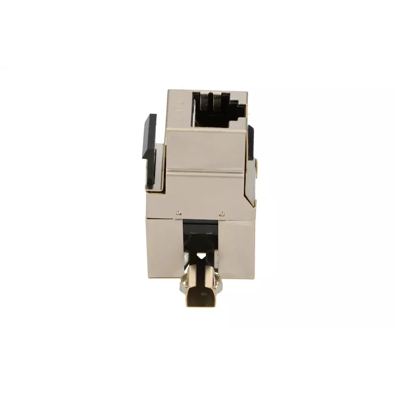 Conector fêmea keystone Extralink CAT6 STP RJ45, fêmea, cor de aço, 1 unid.