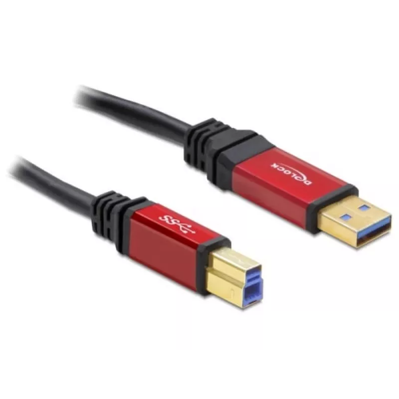 Cabo USB DeLOCK 5,0 m USB 3.0 A-B 82759