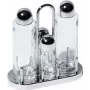 Galheteiro de azeite/vinagre Alessi 5070 vidro aço inoxidável 175 mm