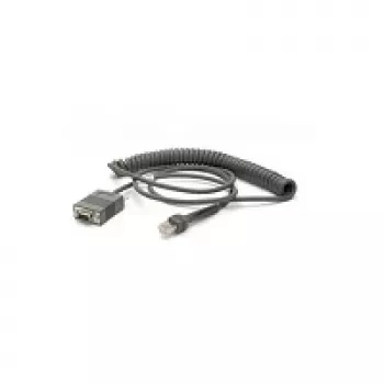 Cabo serial Zebra CBA-R71-C09ZAR preto 2,8 m RS232 DB9