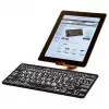 Teclado Logickeyboard Universal Bluetooth LKB-LPWB-BTPC-DE QWERTZ alemão preto