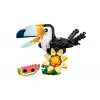 Brinquedo de construção LEGO Creator 3-em-1 animais selvagens conjunto tucano tropical 31173
