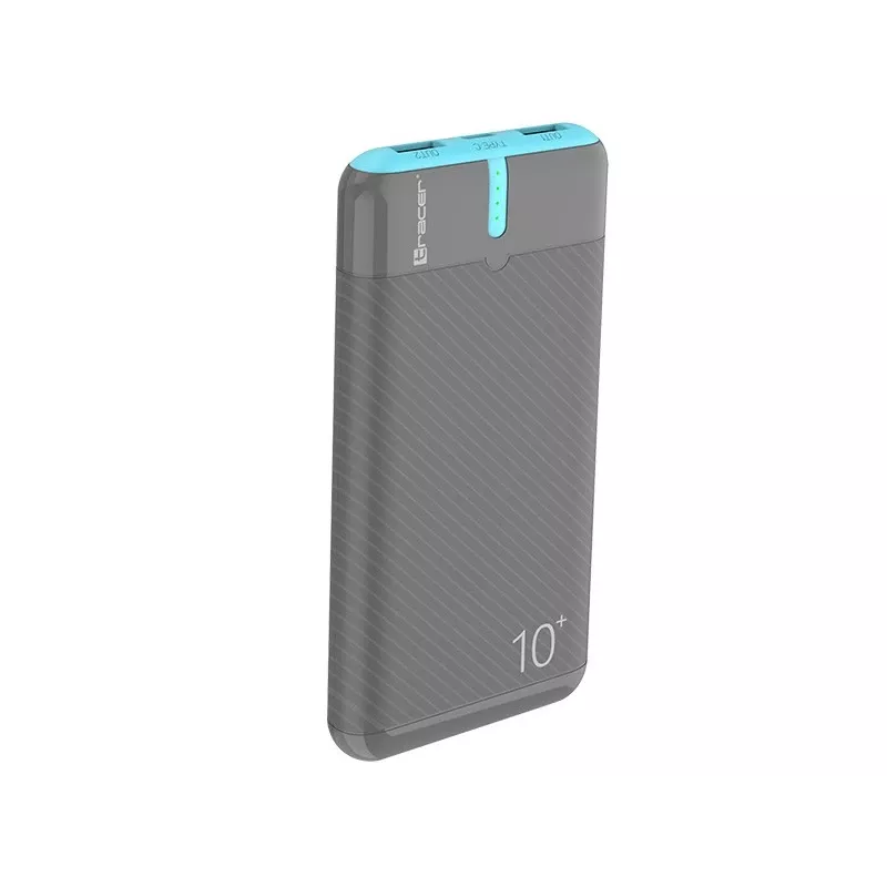 PowerBank EnerGo 10000mAh cinzento-azul