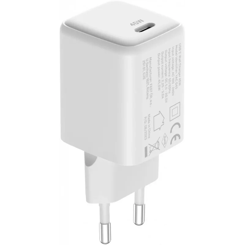 Carregador USB-C YENKEE G45 VOLT 45W Power Delivery 3.0, saída 3A