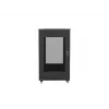 Armário rack autónomo LANBERG FF01-6822-23B 22U, calhas de 19 polegadas, 1159×600×800 mm, IP20, rodas, fechadura com chave, preto
