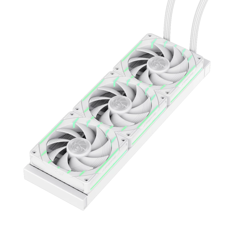 Gamemax | Refrigeração líquida para CPU | HAILSTORM 360 LCD | branco
