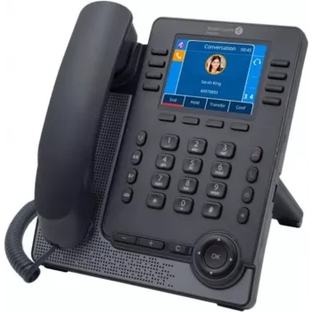 Telefone IP Alcatel M7s cinzento telefone com fios ecrã de 3,5 polegadas