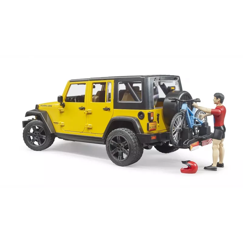 Brinquedo Jeep BRUDER 02543 para tema de BTT e ciclismo, ABS, multicolorido, a partir de 4 anos