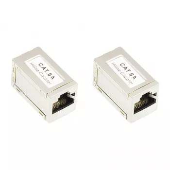 Adaptador de interface de cabo Alcasa MOD8-VM6A RJ-45 RJ-45 metálico (MOD8-VM6A)