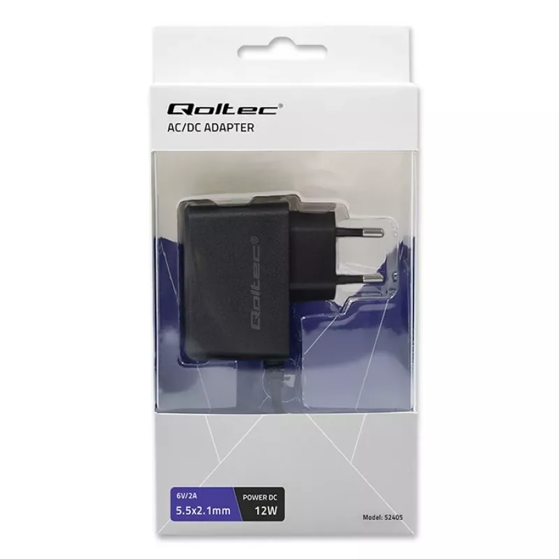 Fonte de alimentação QOLTEC 52405 6V 2A 12W para dispositivos portáteis