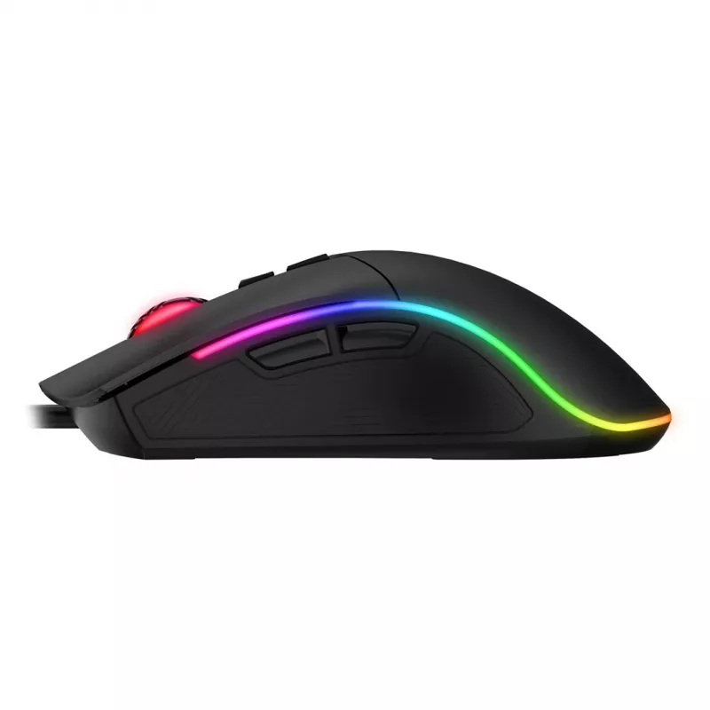 Havit MS1001S - Rato ótico gaming para destros, USB Type-A, preto-cinzento