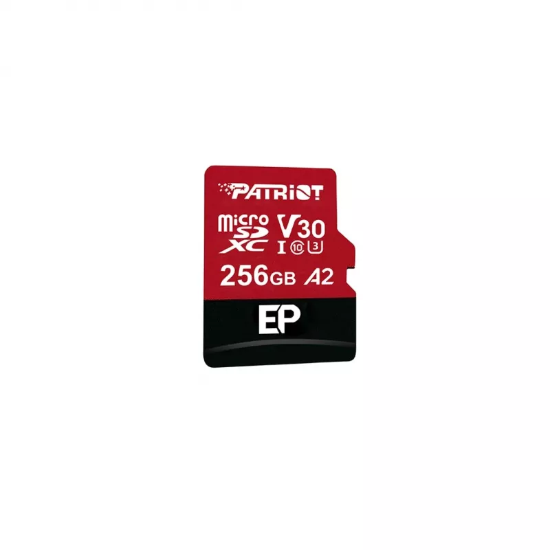 Cartão de memória Patriot Memory EP A2 256 GB MicroSDXC V30 U3 Class 10 (PEF256GEP32MCX)
