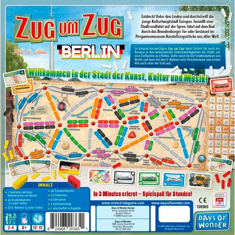 Zug um Zug: Berlin, jogo de tabuleiro