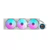 Radiador de computador 360mm Darkflash DN-D360 WHITE — radiador de refrigeração 360mm para refrigeração líquida de PC