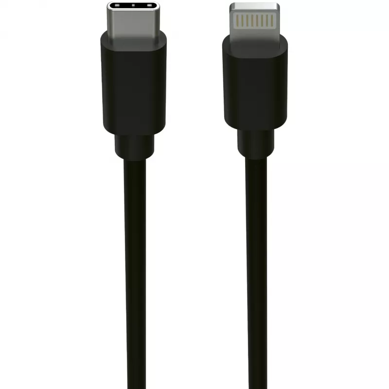Cabo para telemóvel Ansmann 1700-0106 preto USB C Lightning 0,12 m