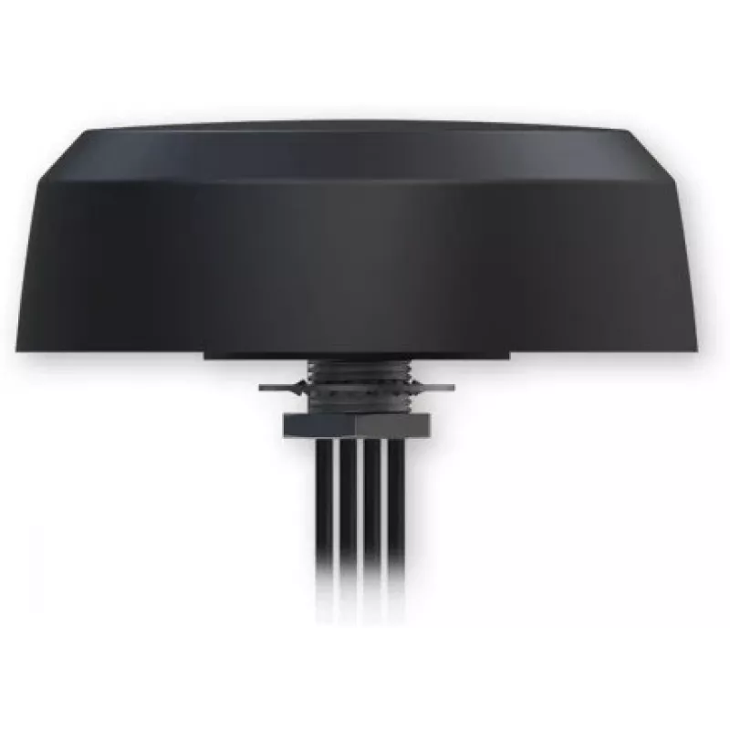 Teltonika PR1KC647 5G Combo MIMO antena móvel de telhado SMA, 5G/LTE, 600-960/1400-6000 MHz, 4,7 dBi, 4x SMA macho, cabo de 3 m, IP67/IP69K