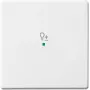 Busch-Jaeger 6220-0-0046 placa de cobertura para suporte e caixa de sensor branco (2CKA006220A0046)