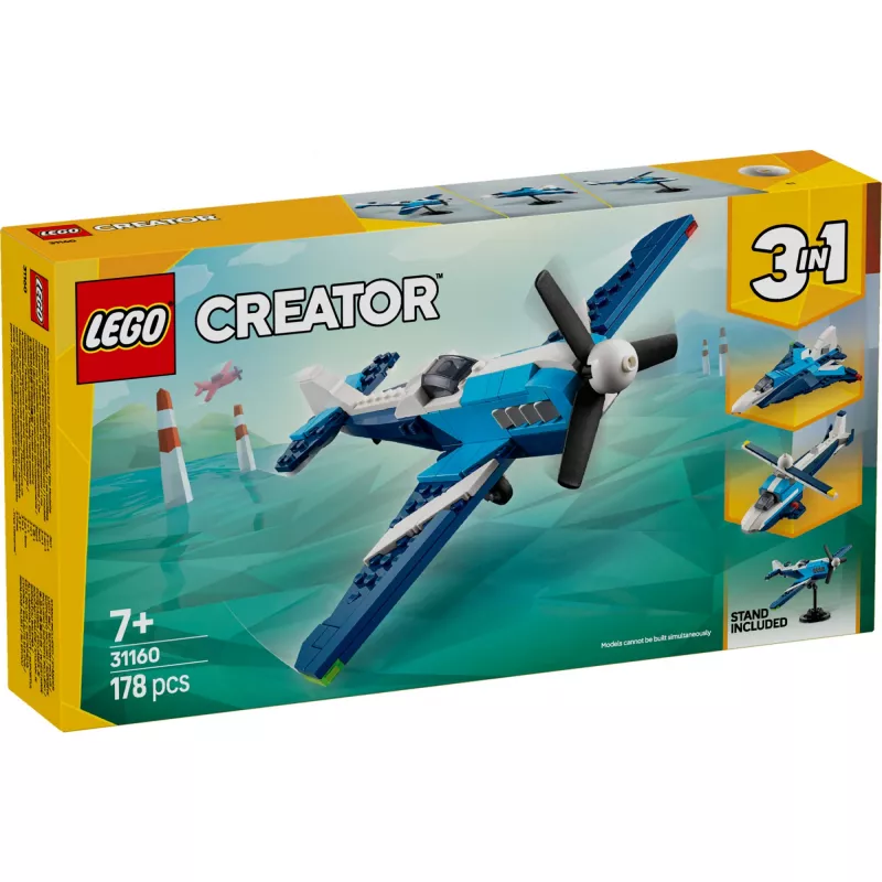 LEGO CREATOR 3 EM 1 31160 Avião de corrida