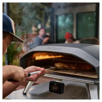 Máquina de pizza Ooni Koda 2 Pro preto prateado 1 pizza 46 cm