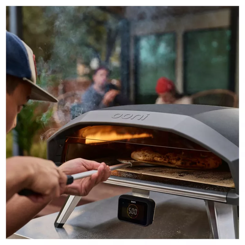 Máquina de pizza Ooni Koda 2 Pro preto prateado 1 pizza 46 cm