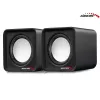 Altifalantes para PC 2 vias Audiocore AC870 B — 3 W RMS, alimentação USB com fios, entrada de 3,5 mm, 2.0 canais
